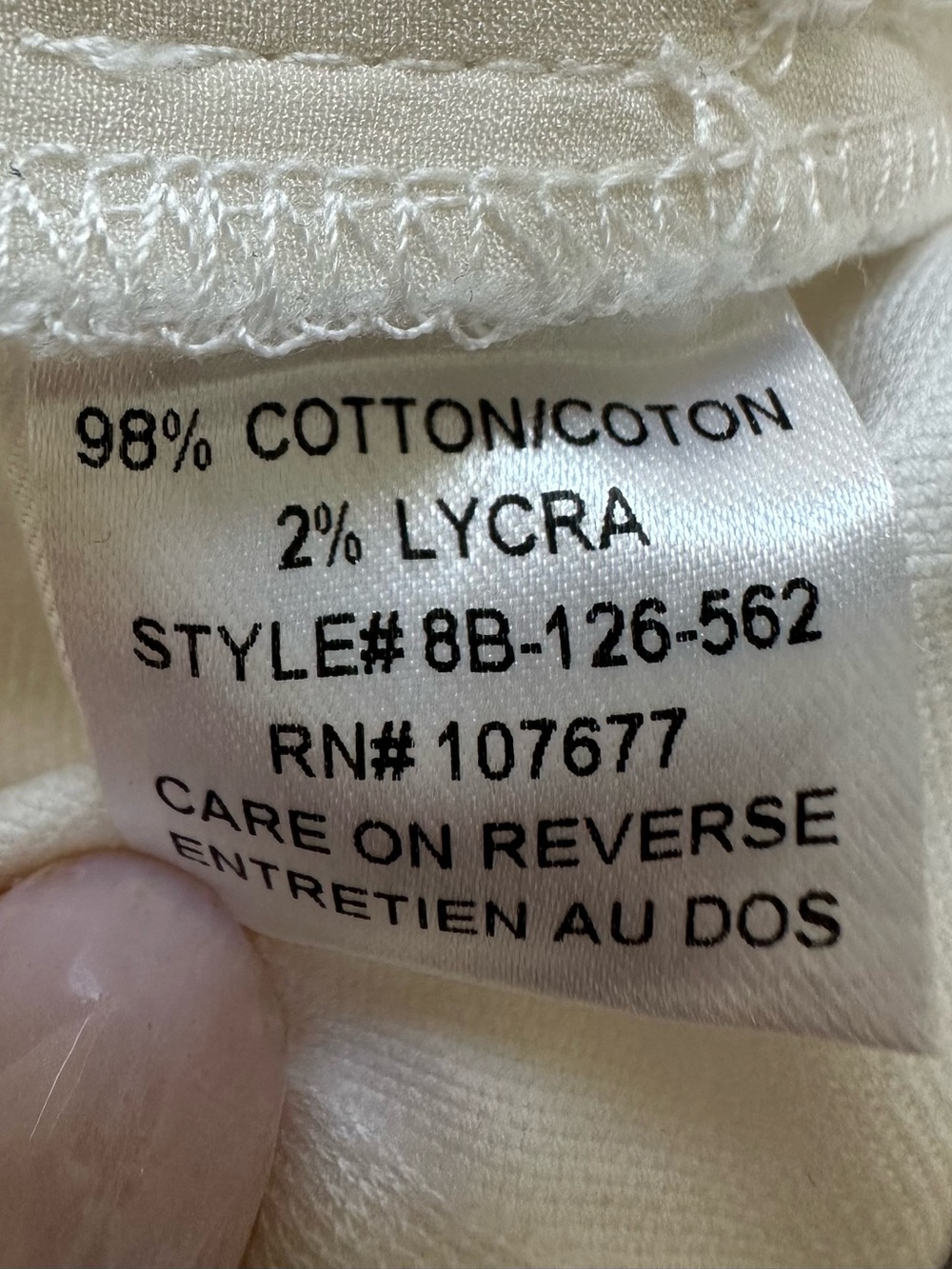 Alice and Olivia White Flare/Wide-Leg Pants - Picture 5 of 6